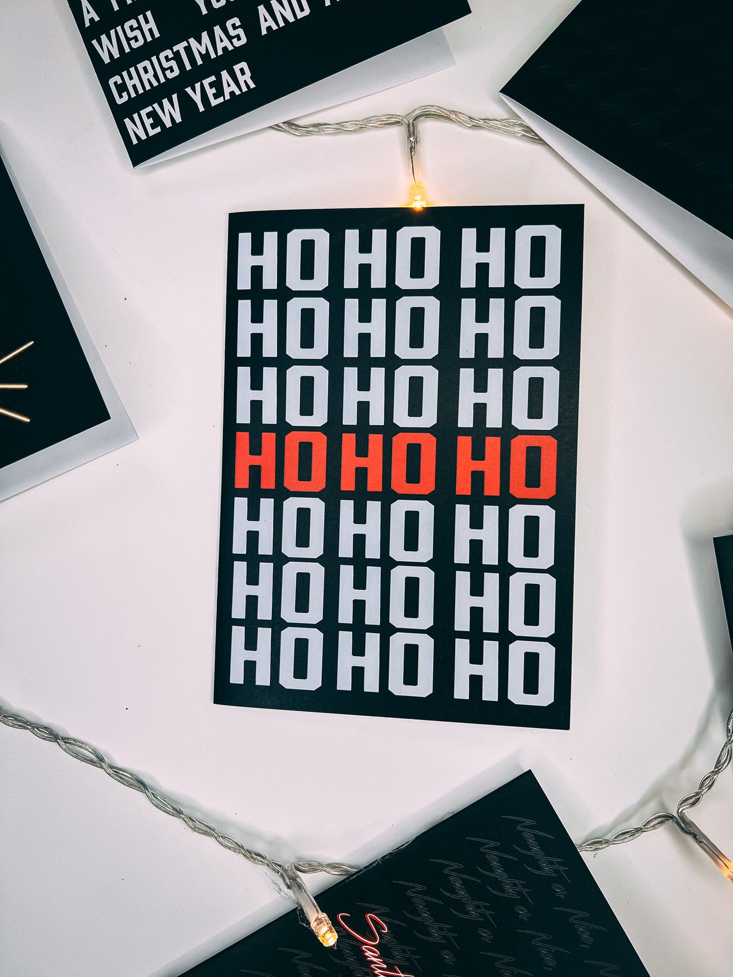 Ho Ho Ho Christmas Card