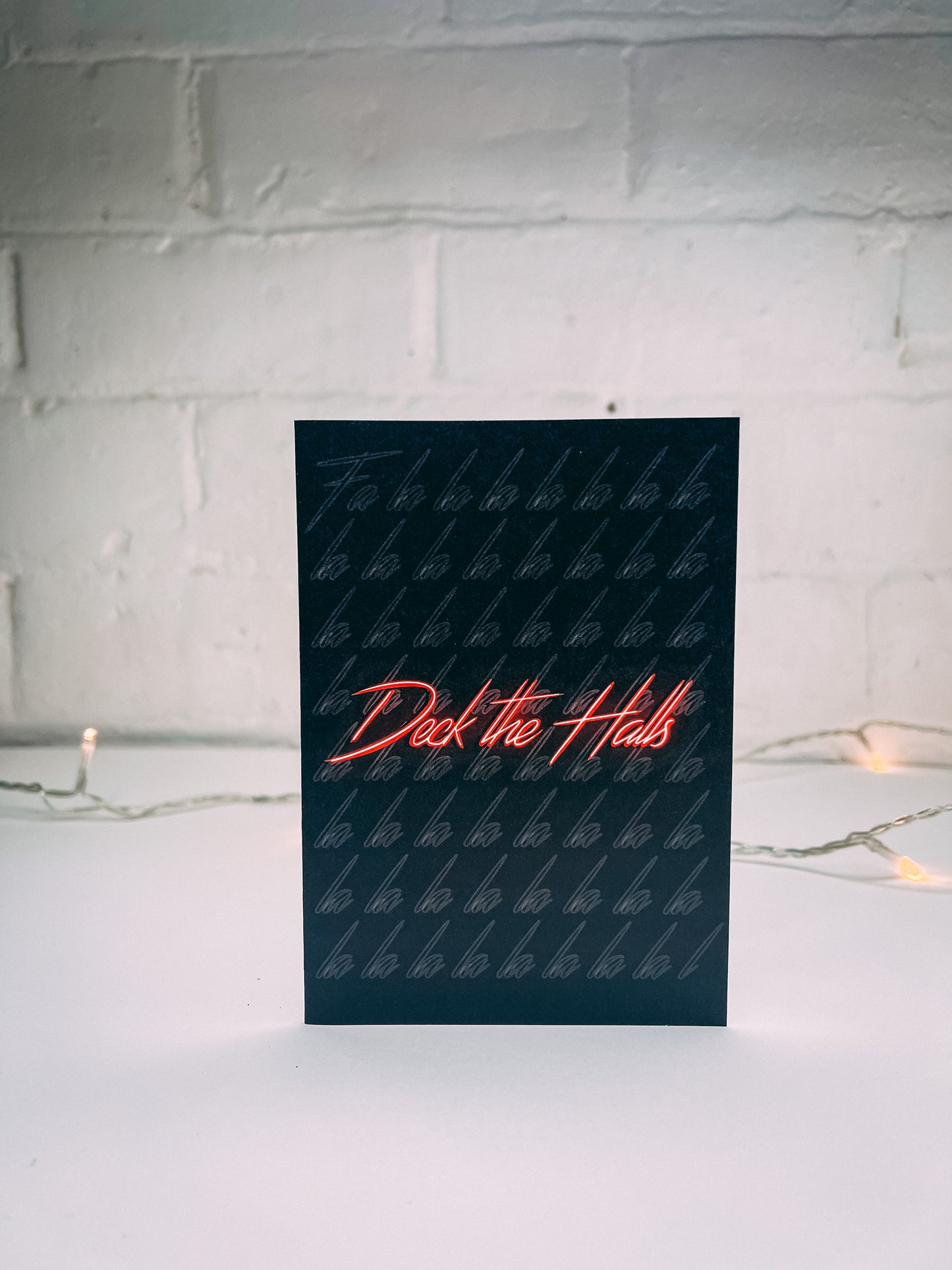 Deck The Halls Christmas Card