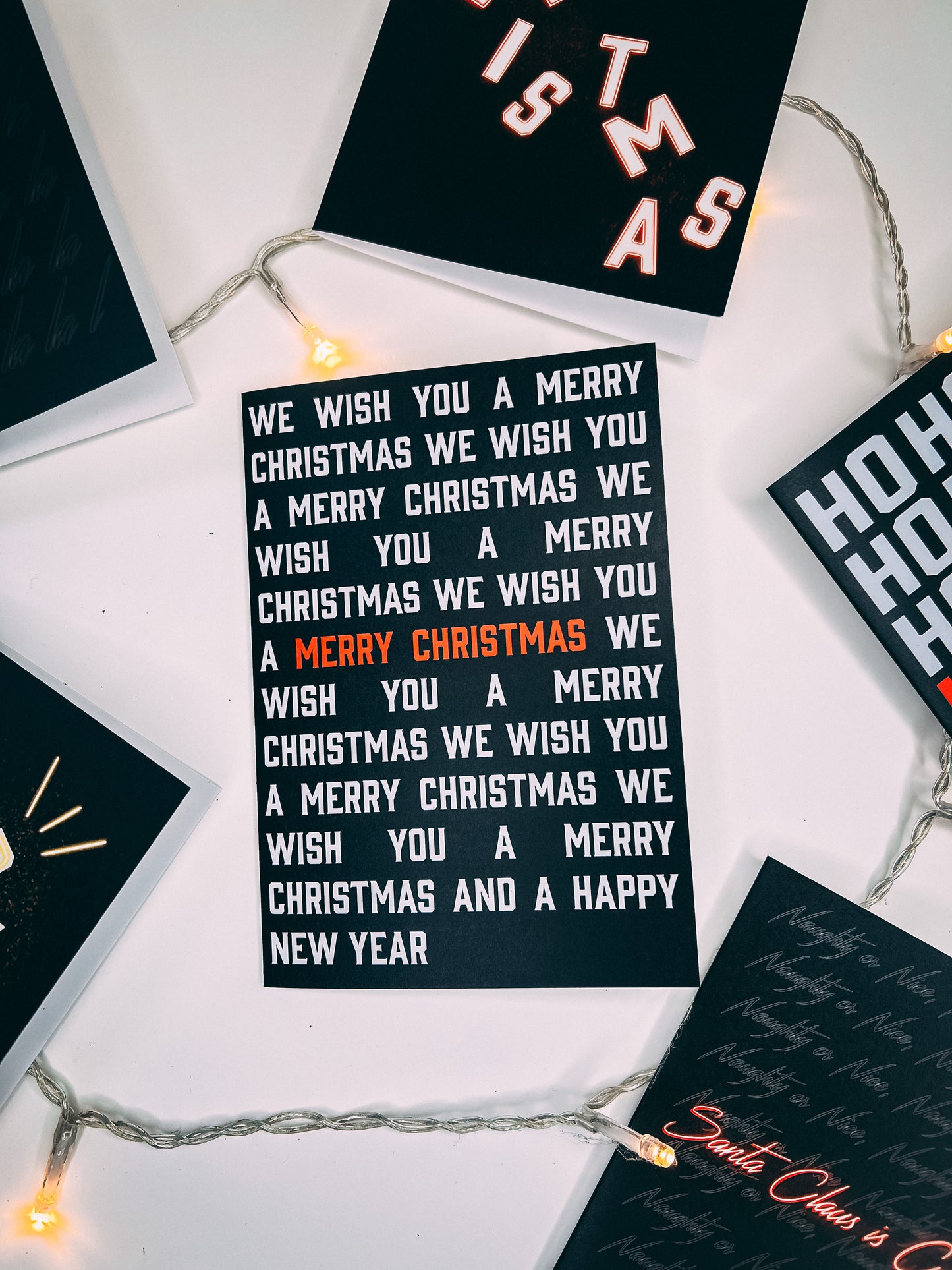 We Wish You A Merry Christmas Card