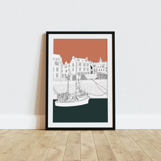 Pittenween, Fife Art Print