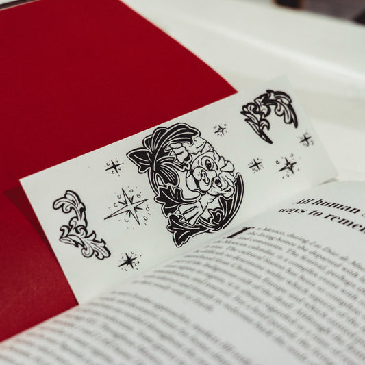 Edinburgh Gargoyle Wildcat Bookmark — Hand Screen Printed