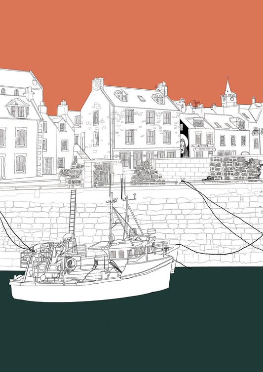 Pittenween, Fife Art Print