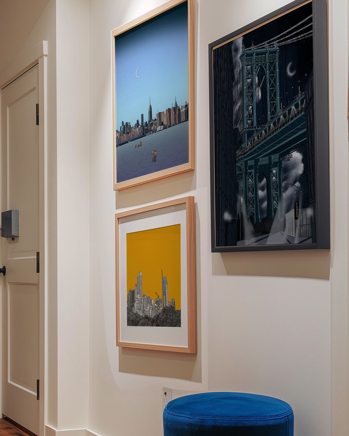 DUMBO Brooklyn New York Night Art Print