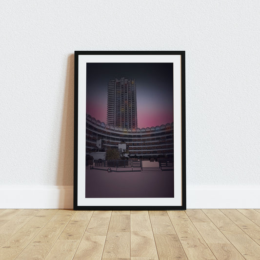 The Barbican, London Art Print