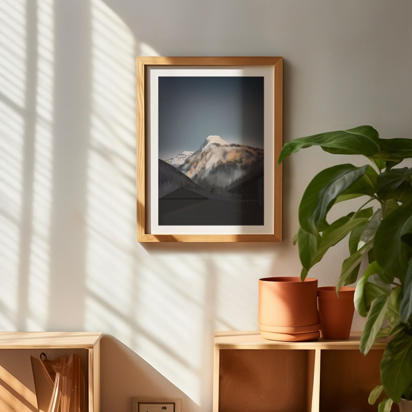 Morzine, French Alps Art Print