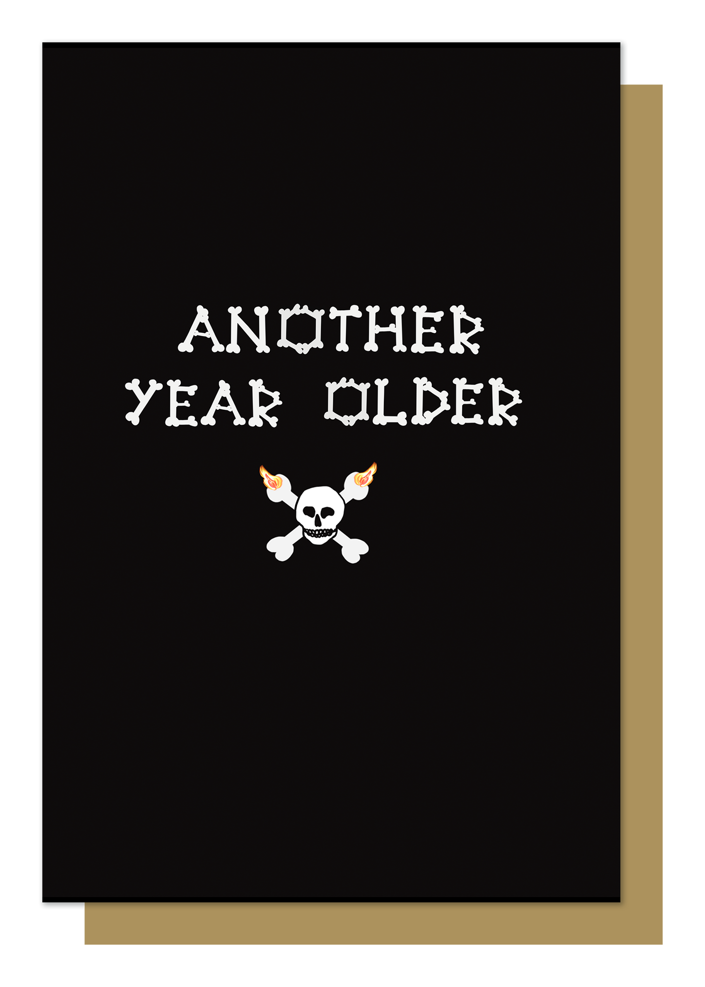 Another Year Older Gothic Greetings Card