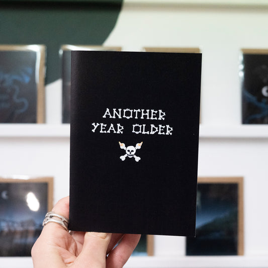 Another Year Older Gothic Greetings Card