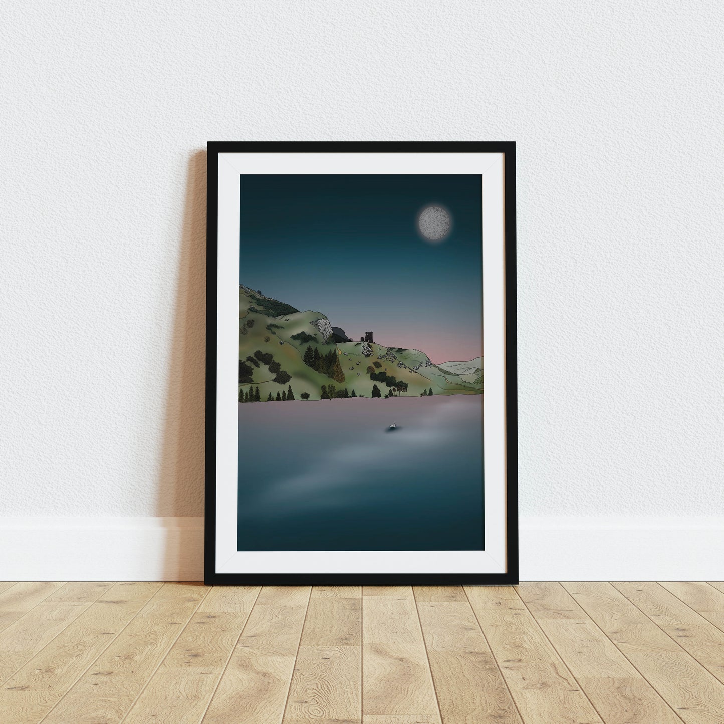St Margaret's Loch Arthurs Seat Sunset Art Print