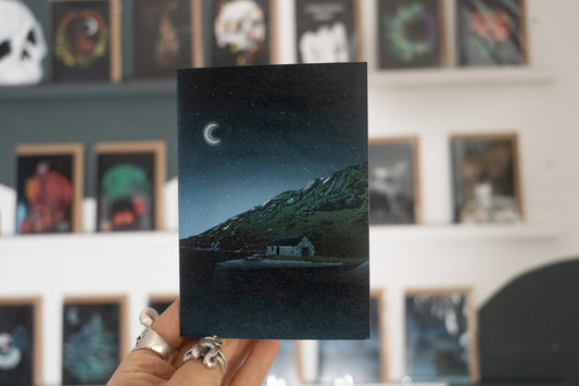 NC500 Scotland Bothy Greetings Card