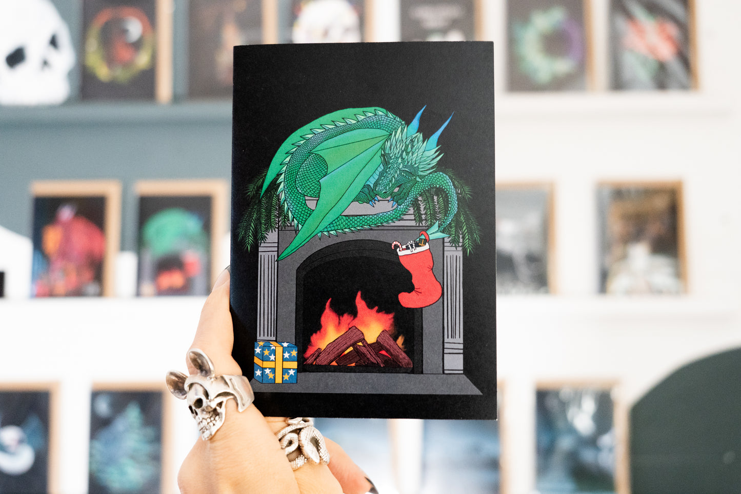 Set of 12 Dragon Christmas Cards