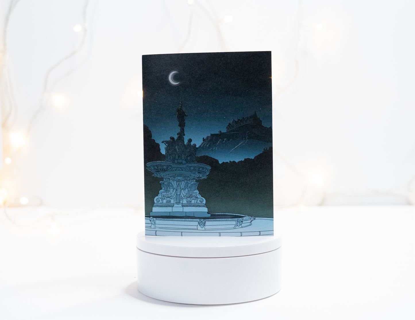 Set of 12 Scotland Starry Night Greetings Cards