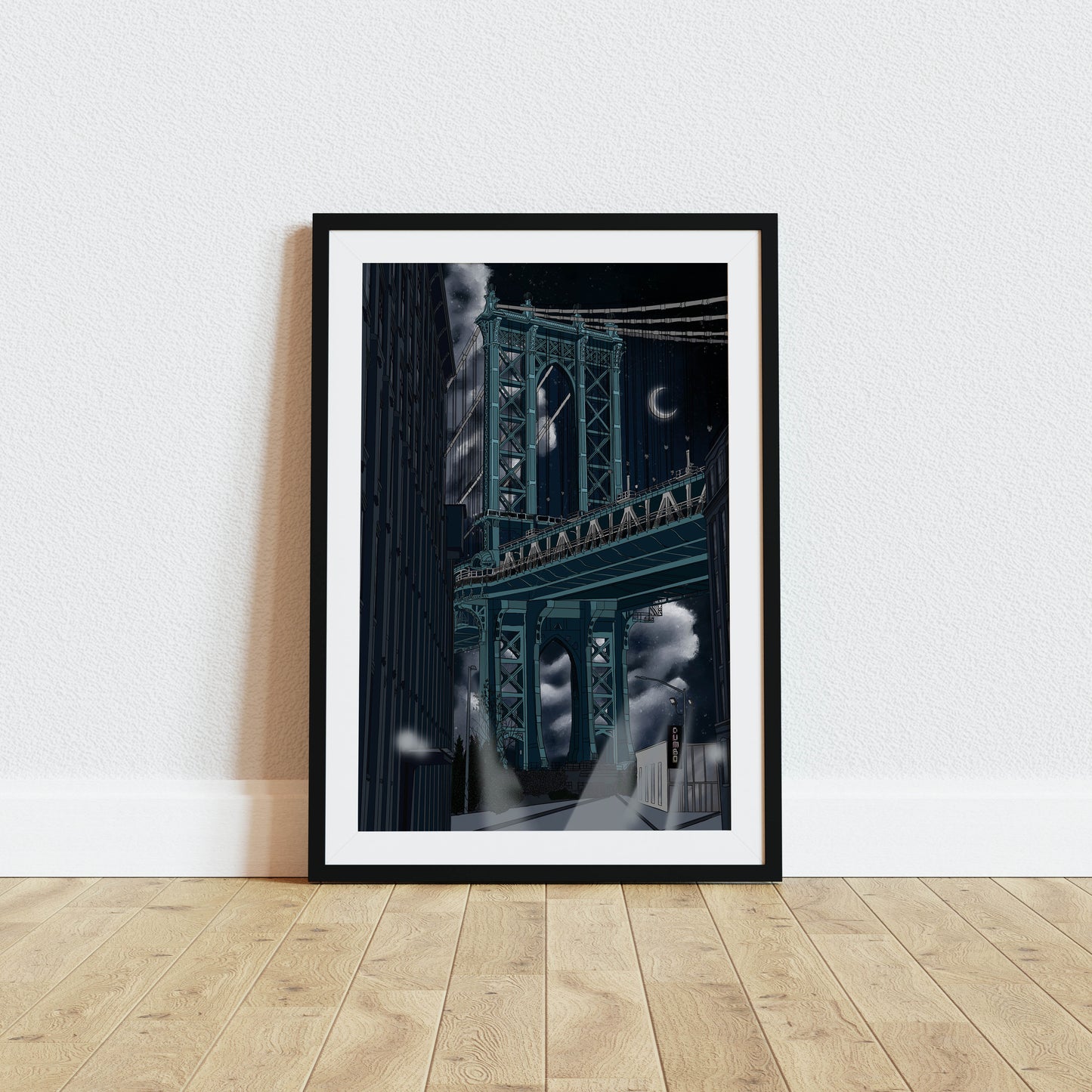 DUMBO Brooklyn New York Night Art Print