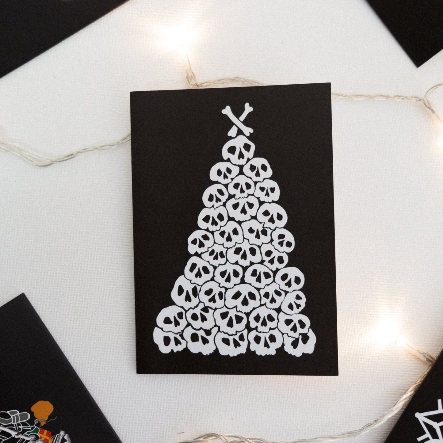 Skull Tree Gothic Christmas Card