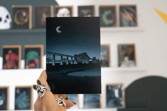 Forth Bridges Greetings Card