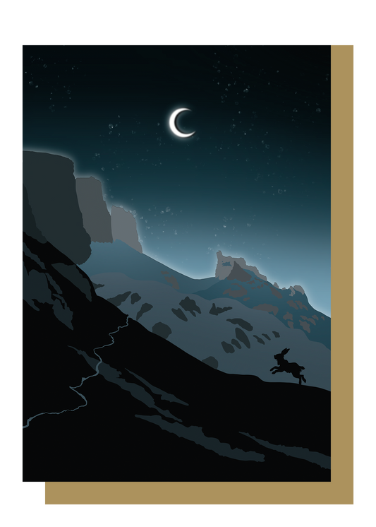 Quiraing Skye, Scotland Greetings Card