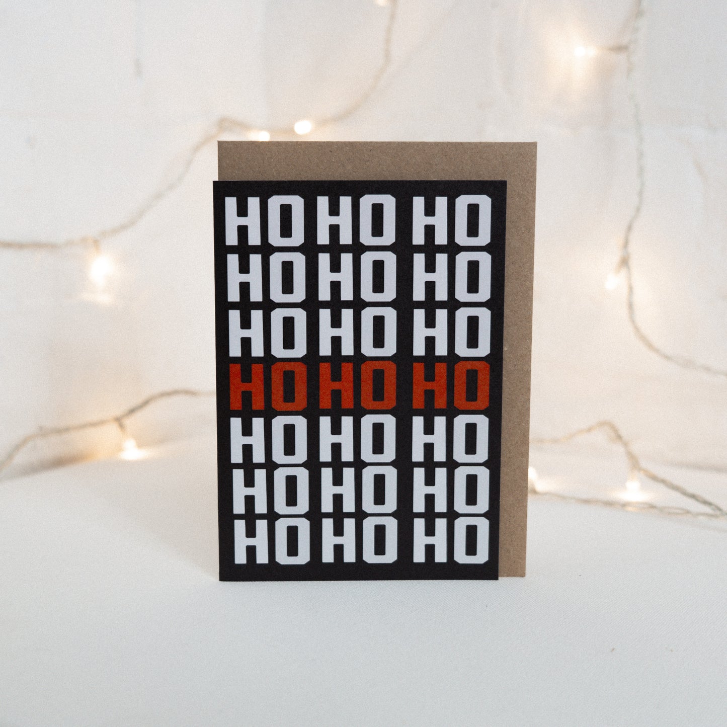 Ho Ho Ho Christmas Card