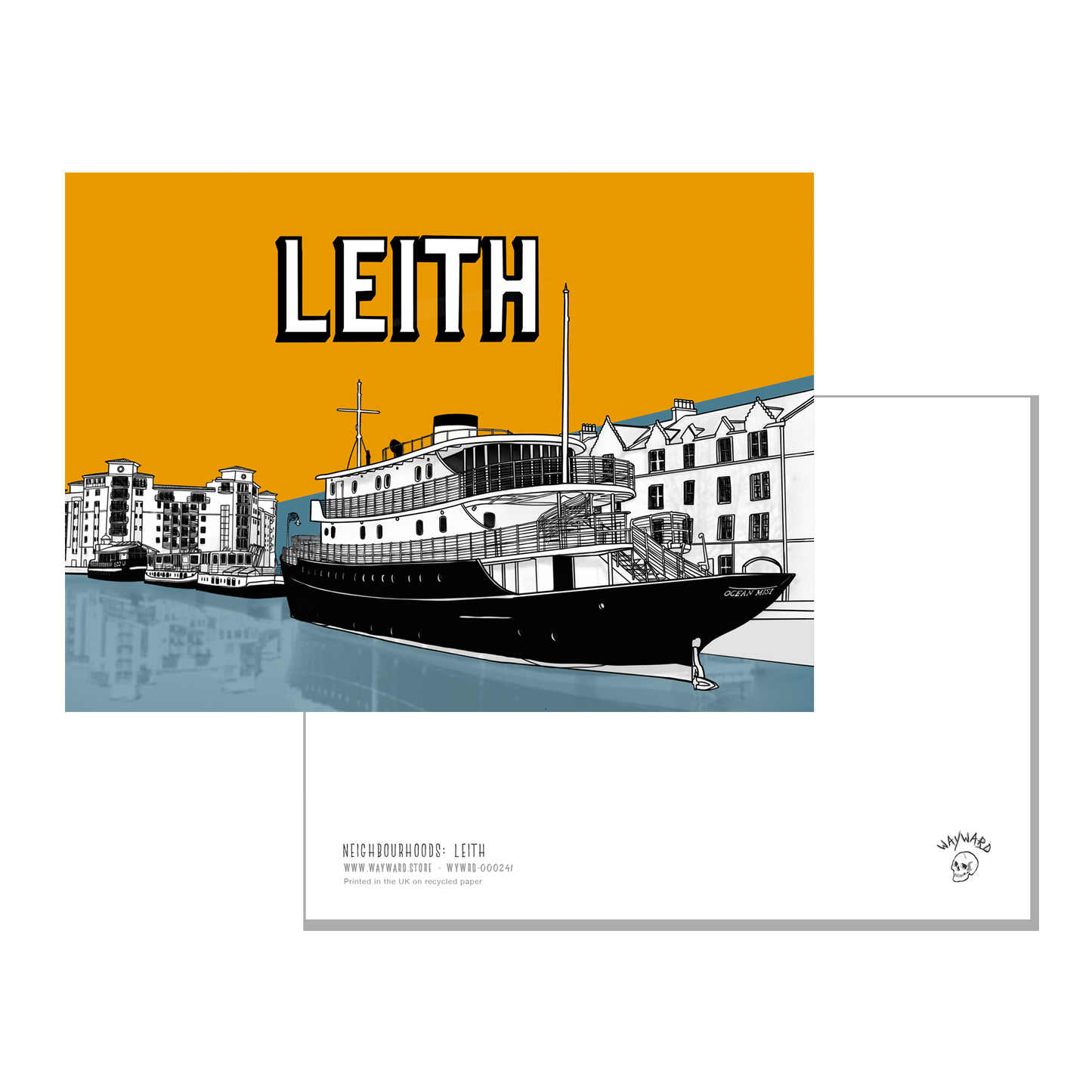 Leith Shore Edinburgh Postcard