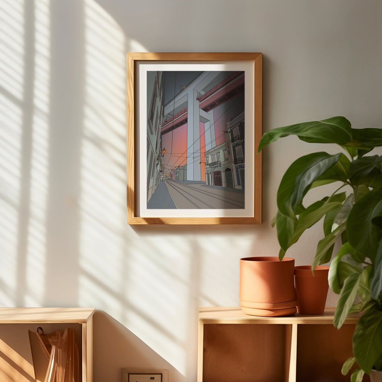 Lisbon 25 de Abril Bridge Art Print