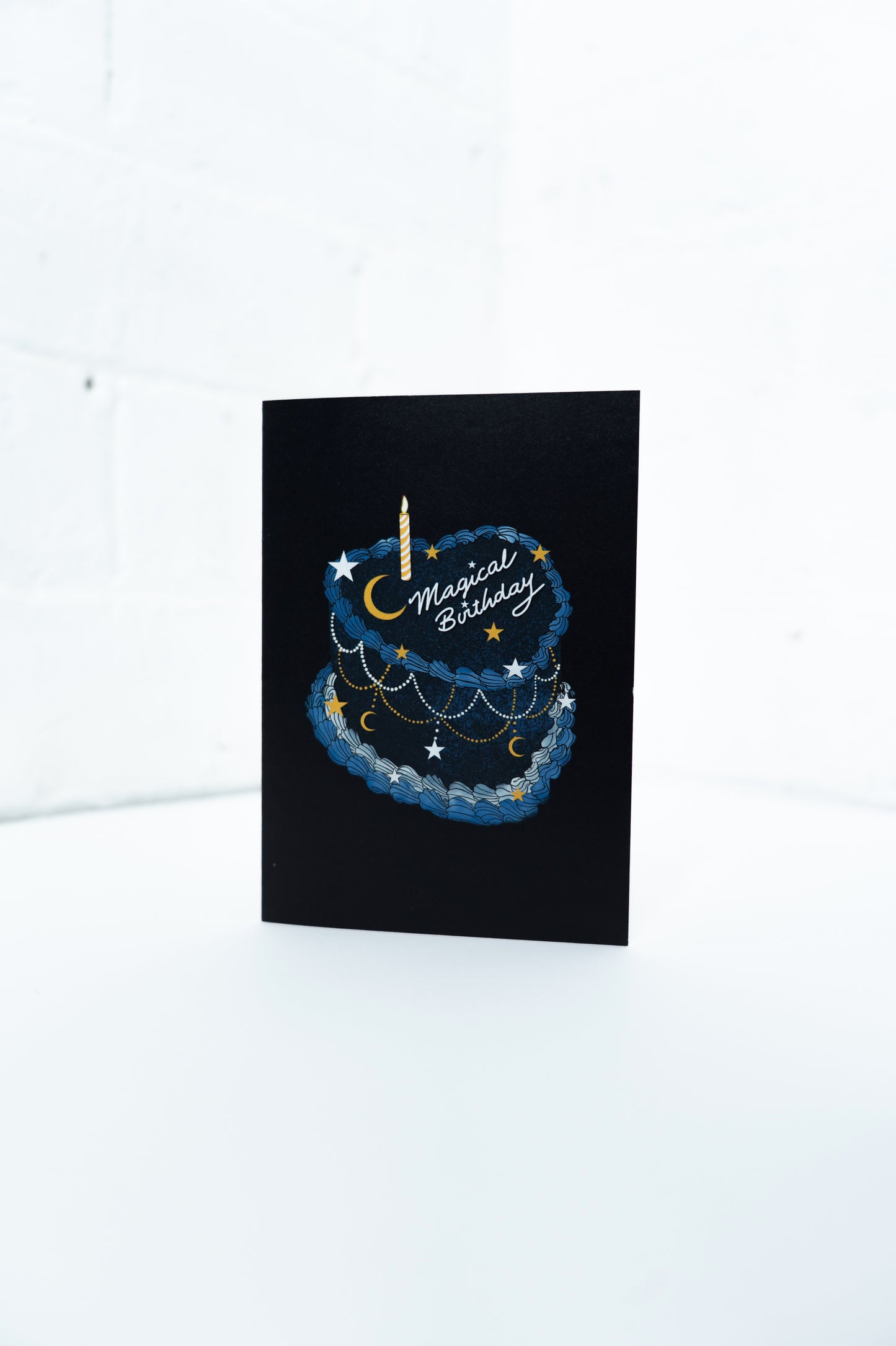Magical Birthday Heart Cake Card