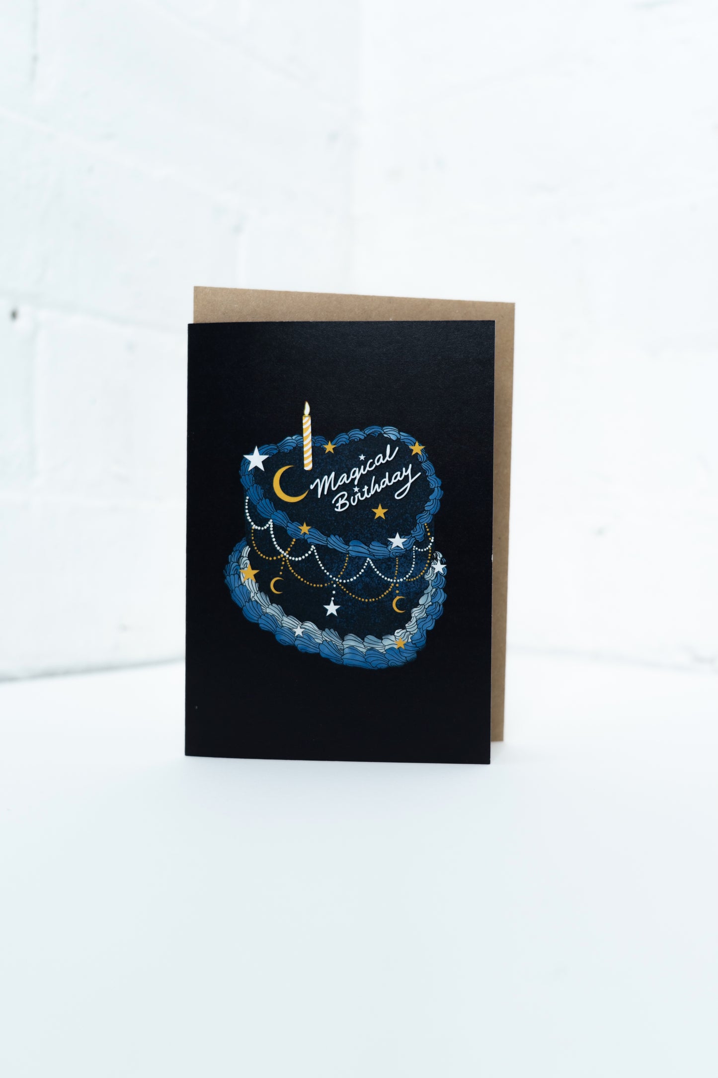 Magical Birthday Heart Cake Card