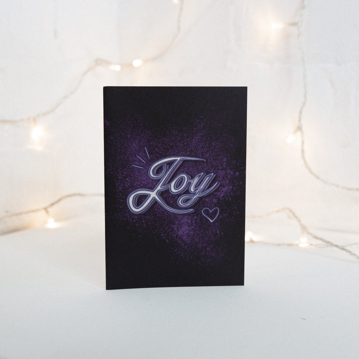 Joy Neon Christmas Card