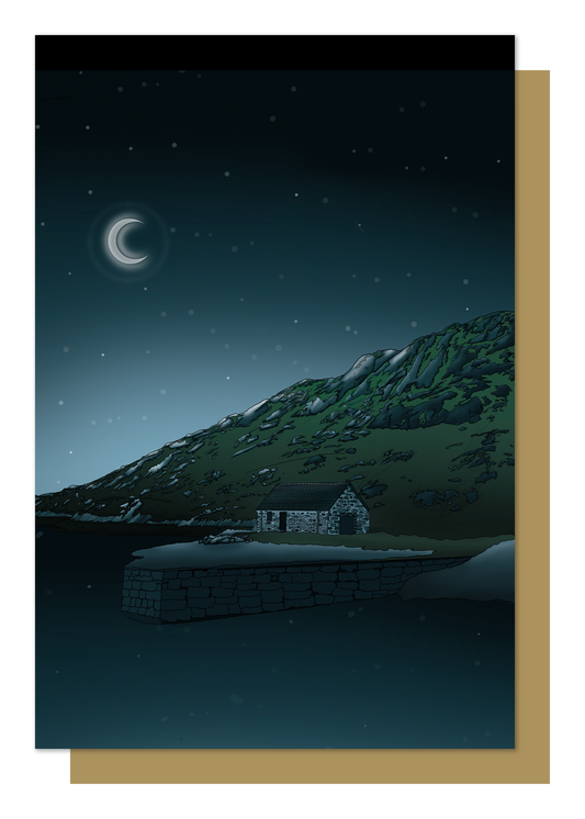 NC500 Scotland Bothy Greetings Card