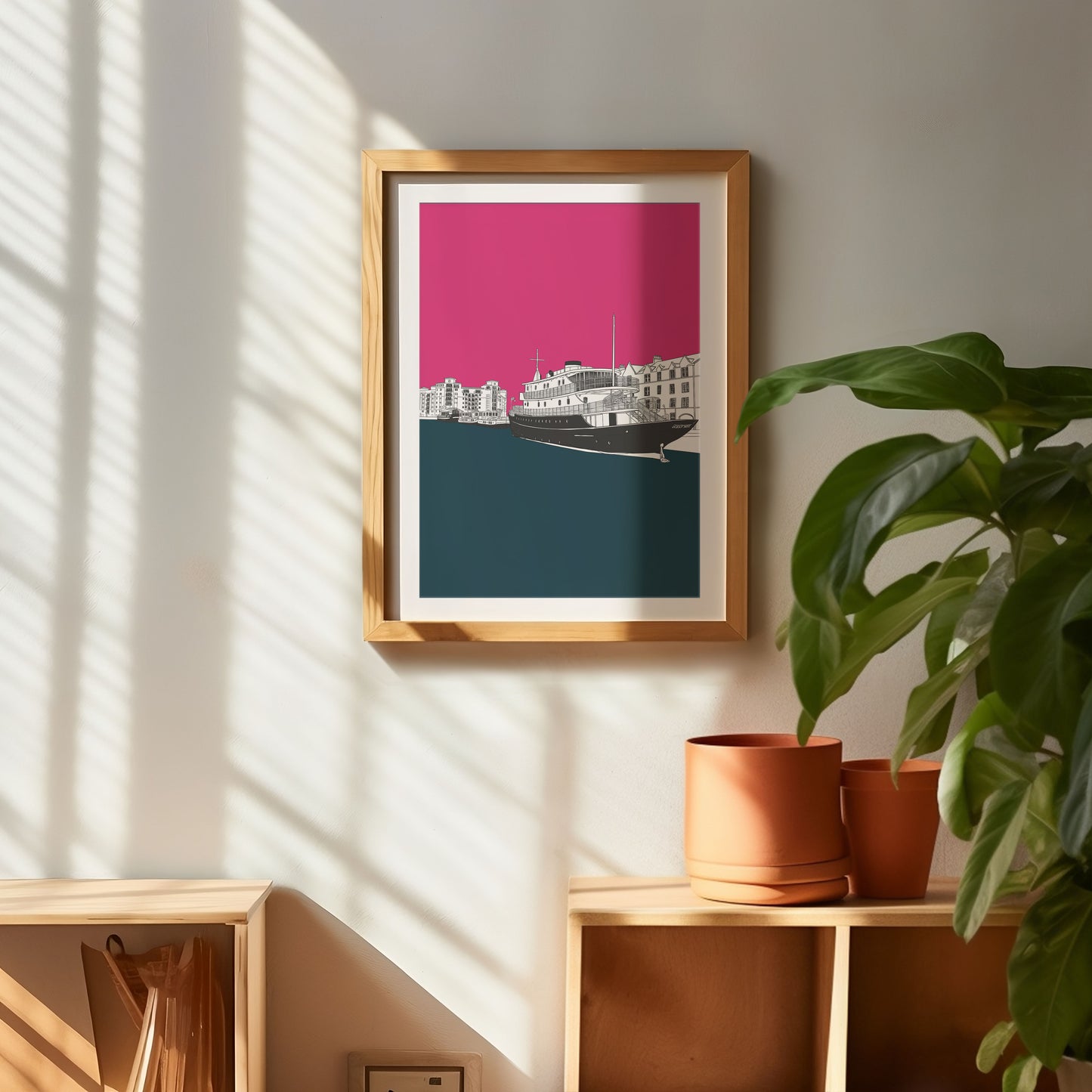 Ocean Mist, Leith Shore Edinburgh Art Print