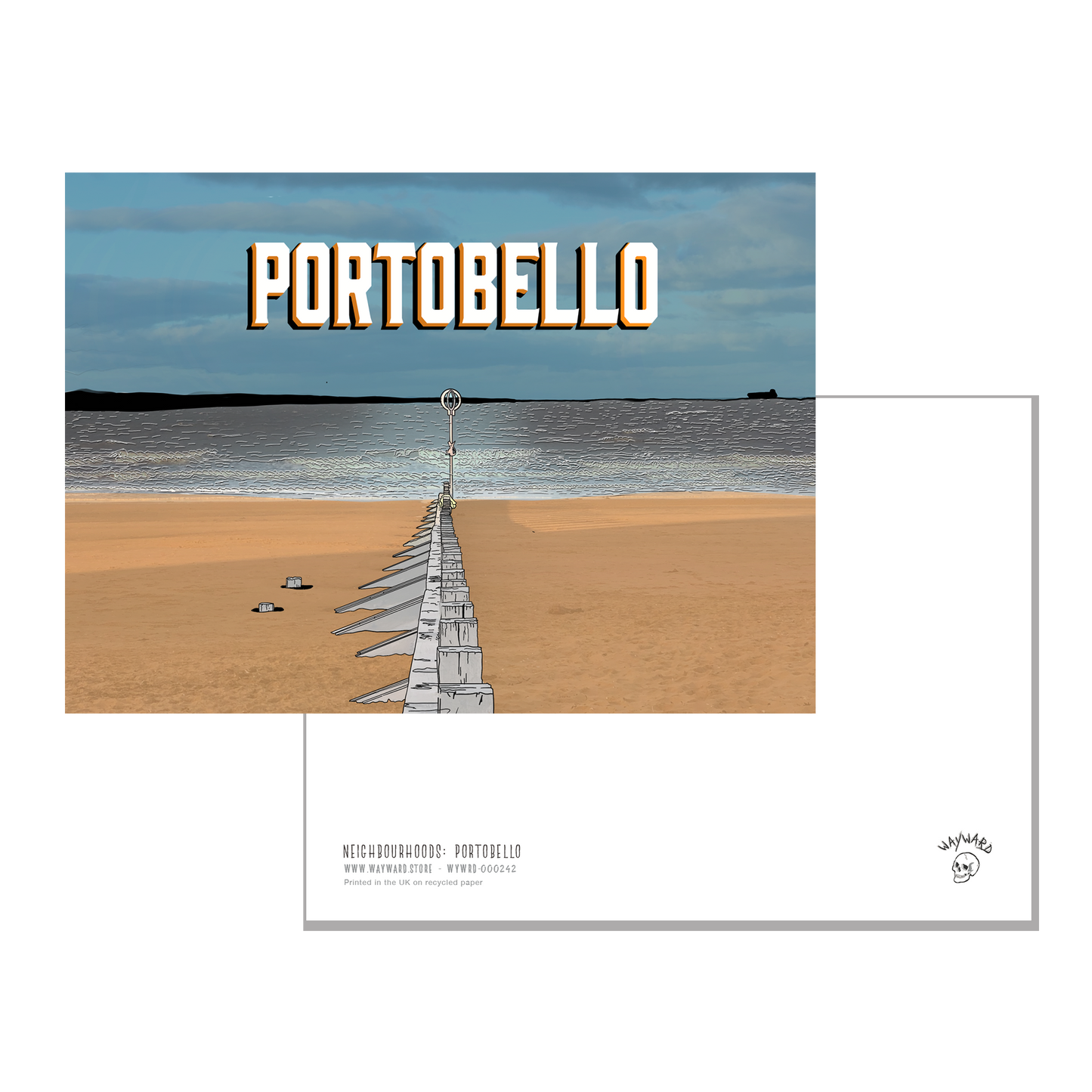 Portobello Beach Edinburgh Postcard