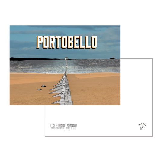 Portobello Beach Edinburgh Postcard