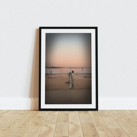 Portobello Beach Sunset Edinburgh Art Print