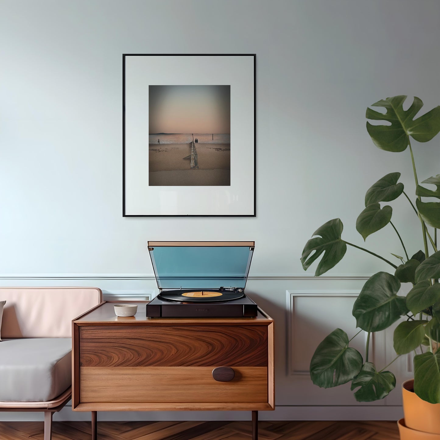 Portobello Beach Sunset Edinburgh Art Print