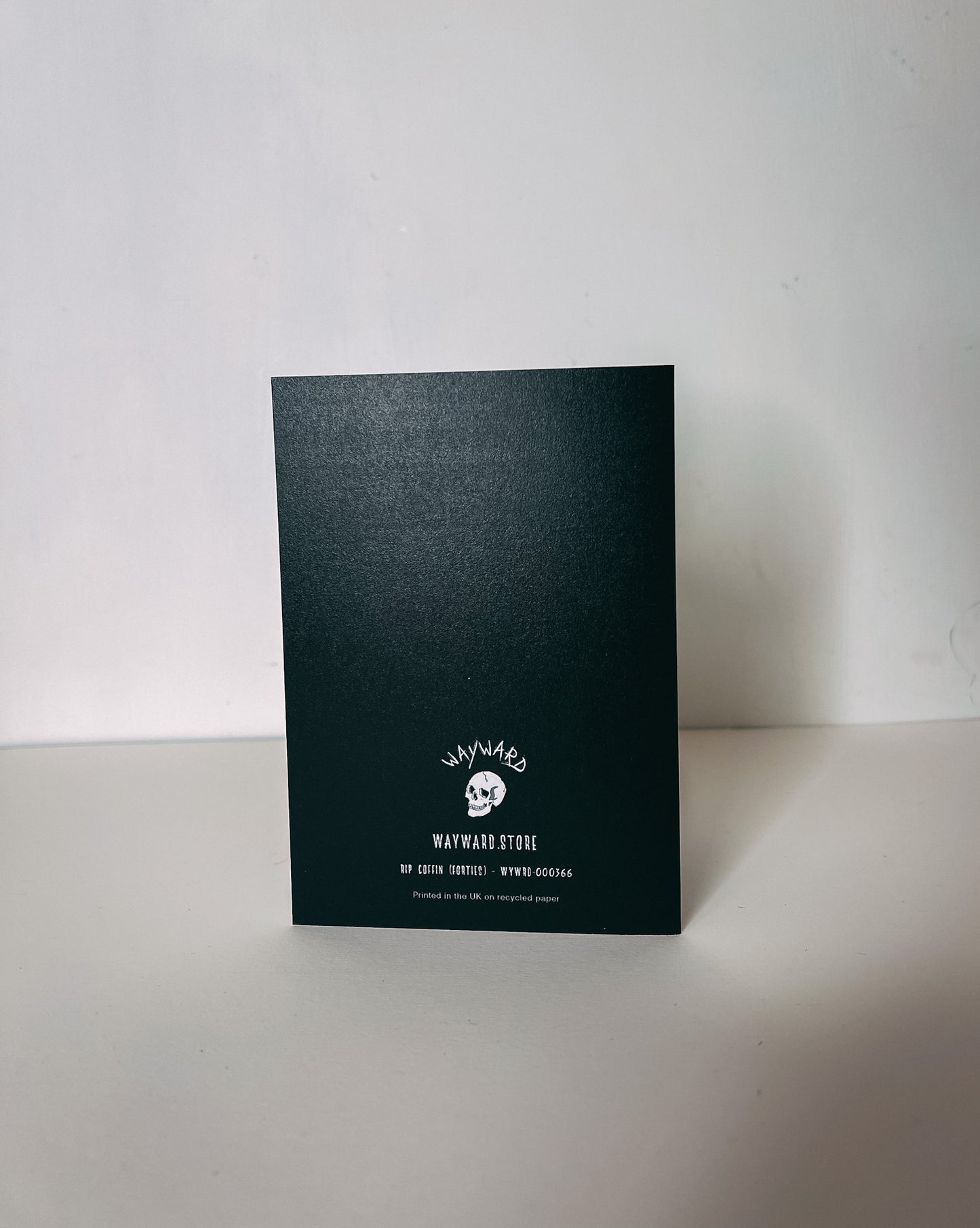 RIP Your Forties Coffin Gothic 50th Birthday Card