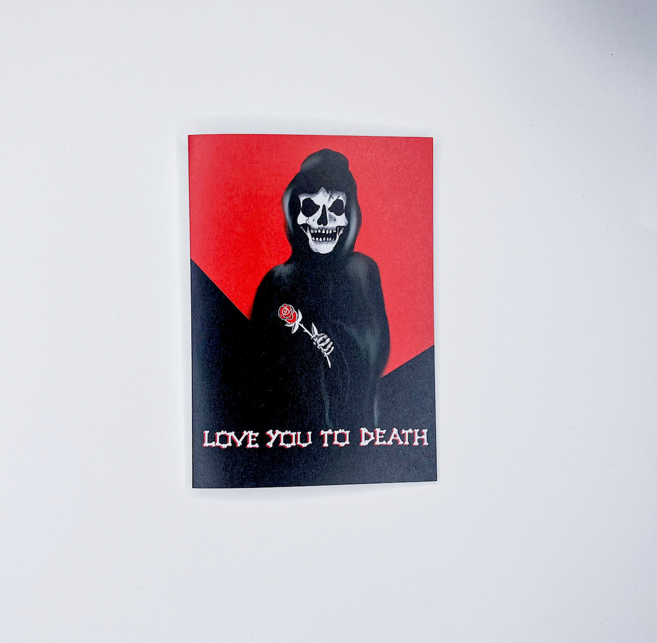 Love You To Death Gothic Greetings Card