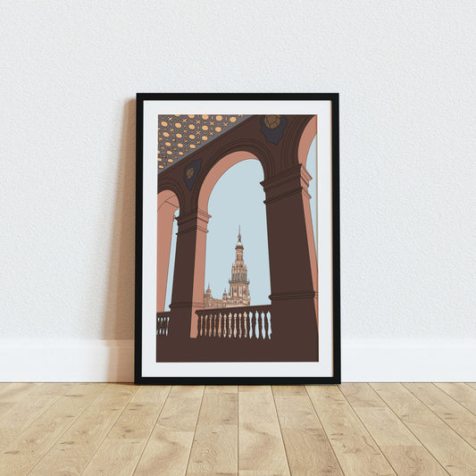 Seville Plaza de España Art Print