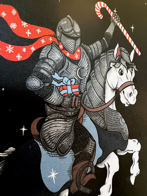 Silent Knight Gothic Christmas Card