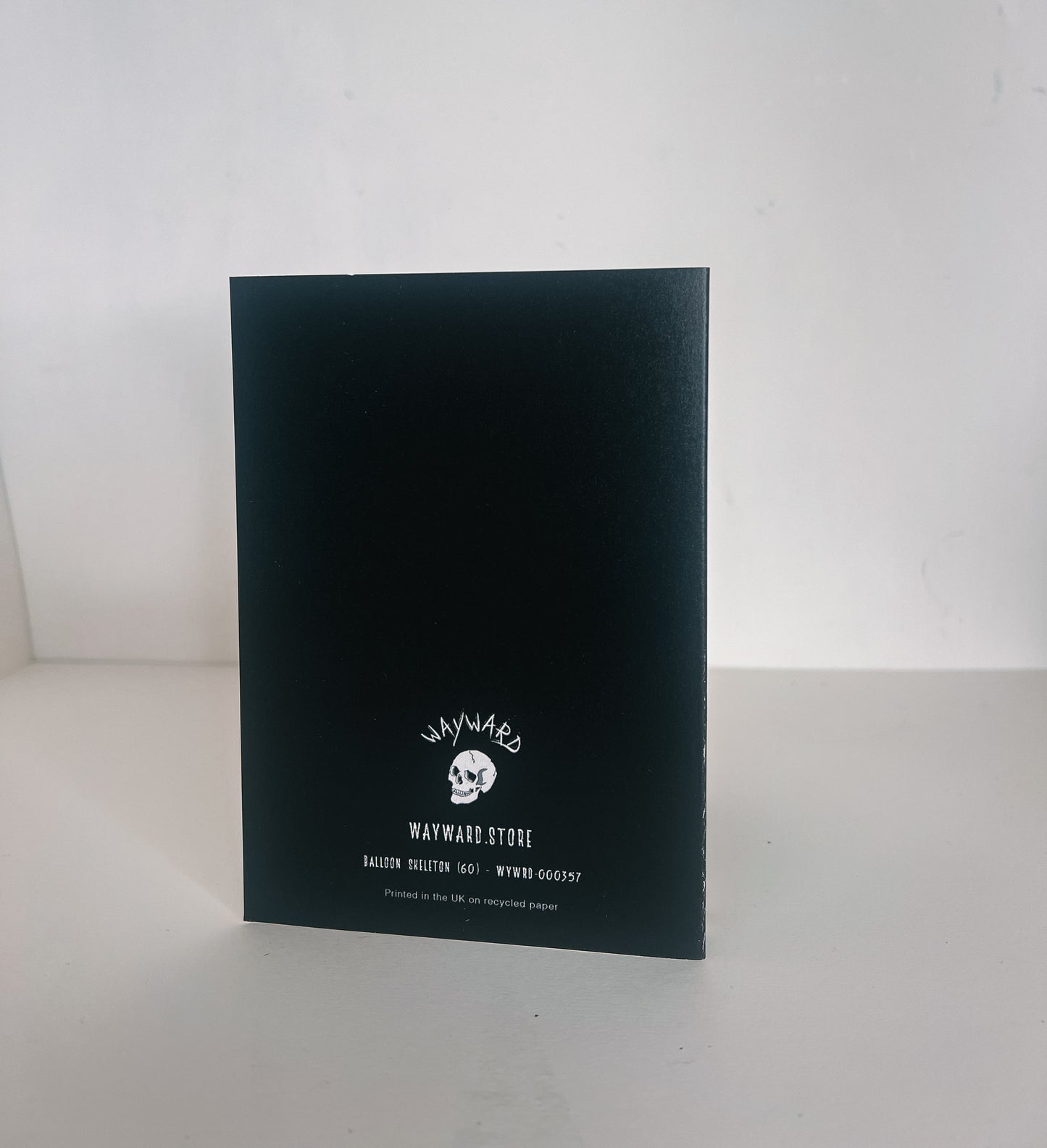 60 Balloon Skeleton Gothic Birthday Card
