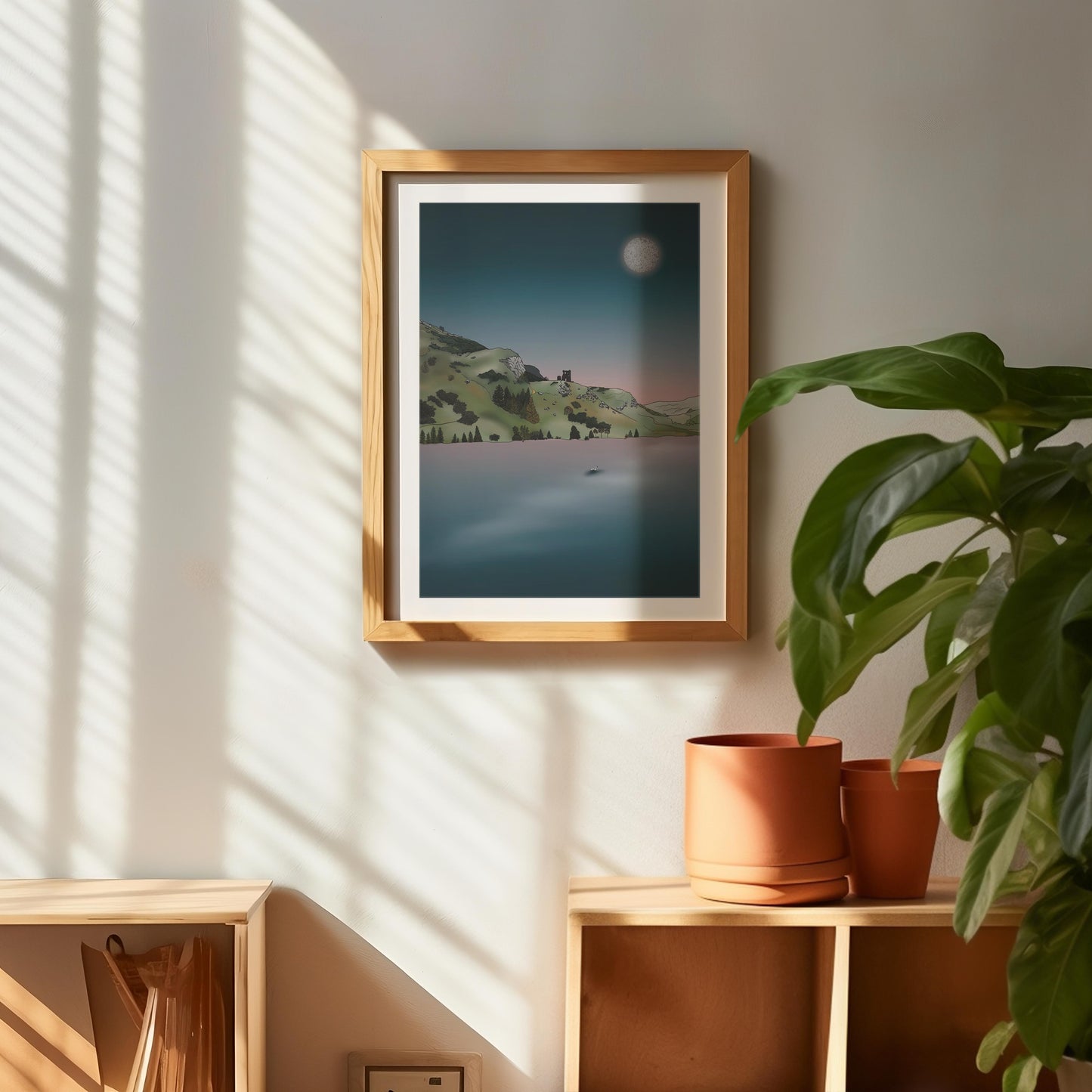 St Margaret's Loch Arthurs Seat Sunset Art Print