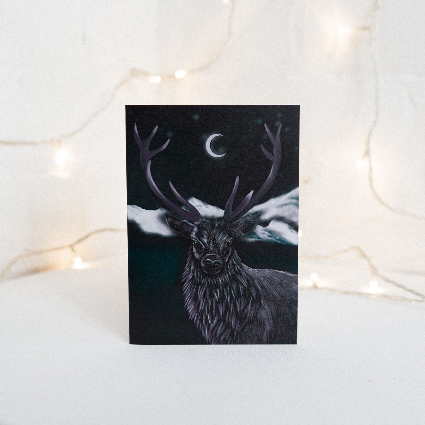 Mountain Deer Greetings Card
