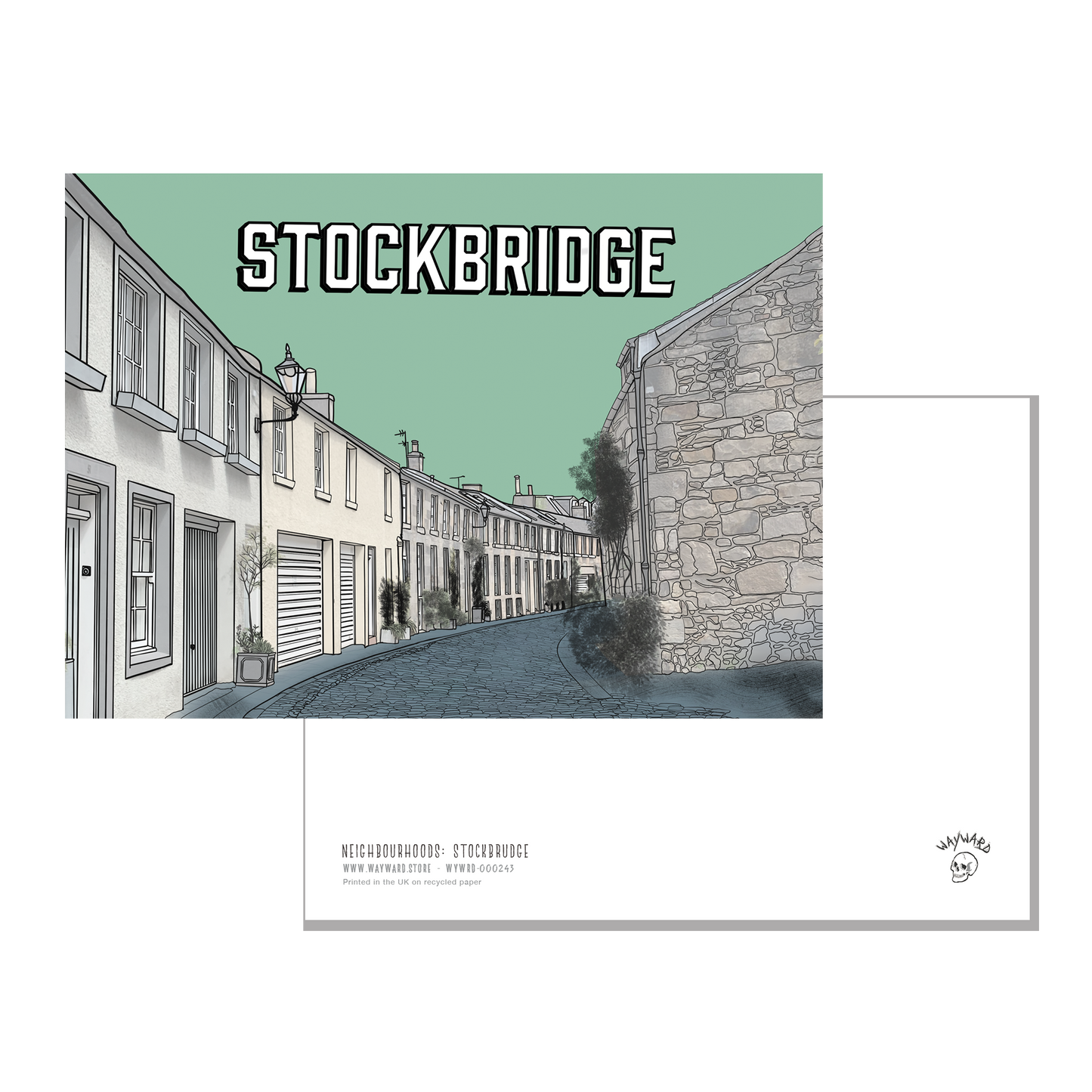 Stockbridge Edinburgh Postcard
