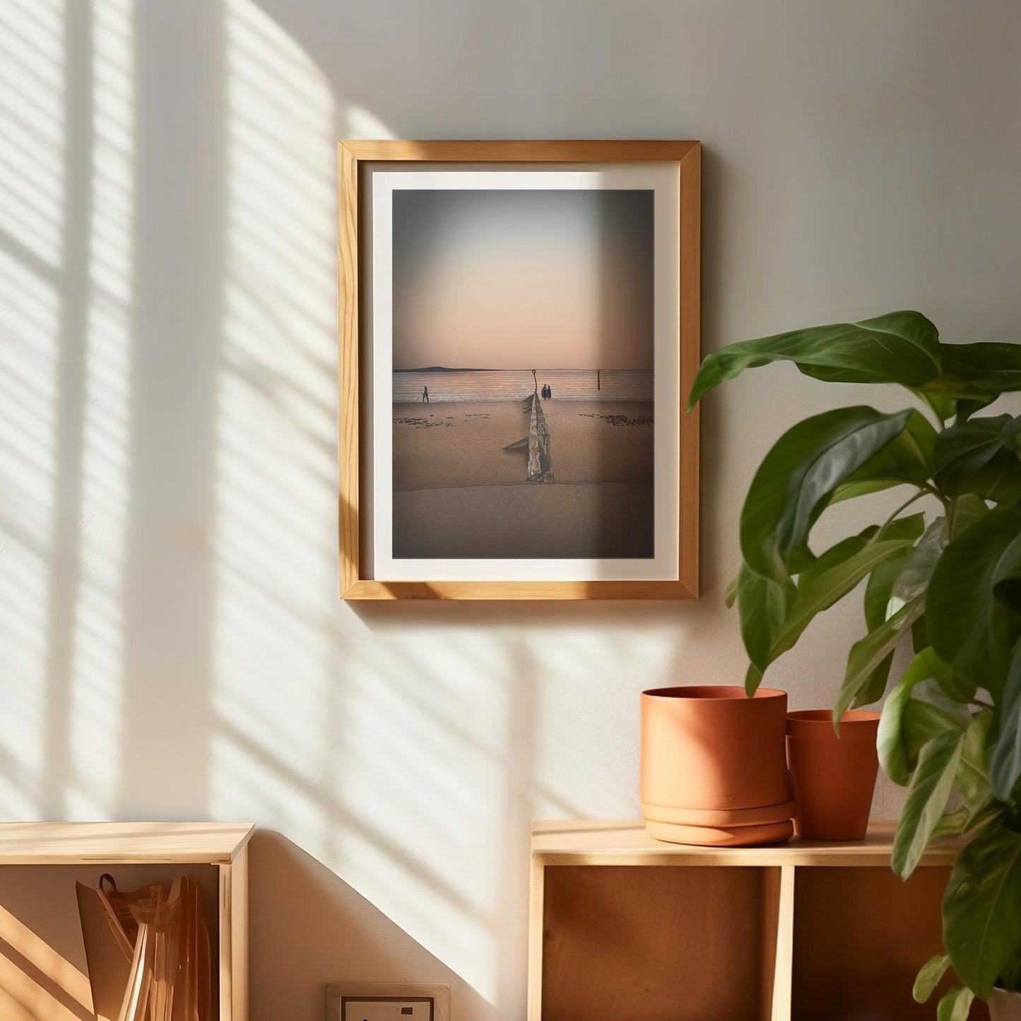 Portobello Beach Sunset Edinburgh Art Print
