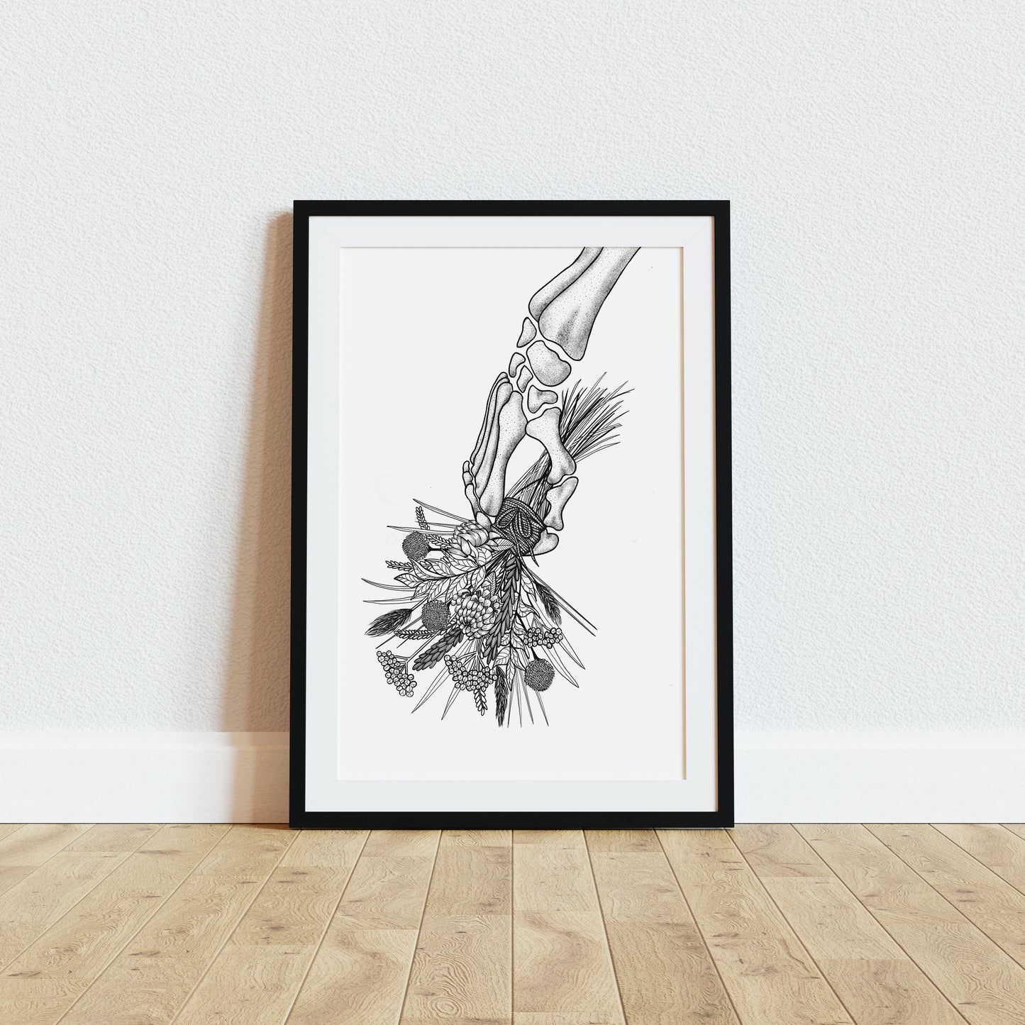 Till Death Do Us Part A4 Screen Print White