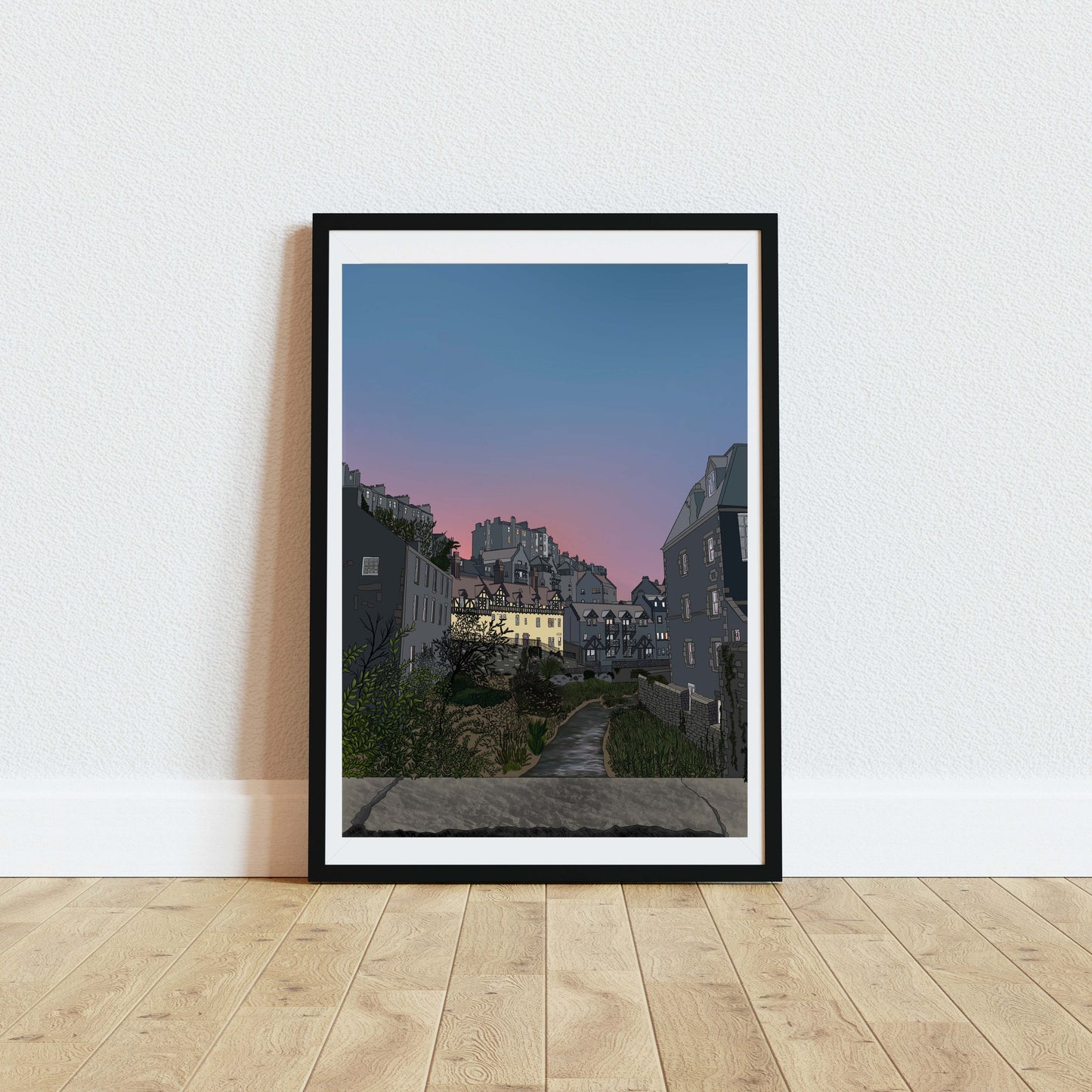 Dean Village Edinburgh Art Print