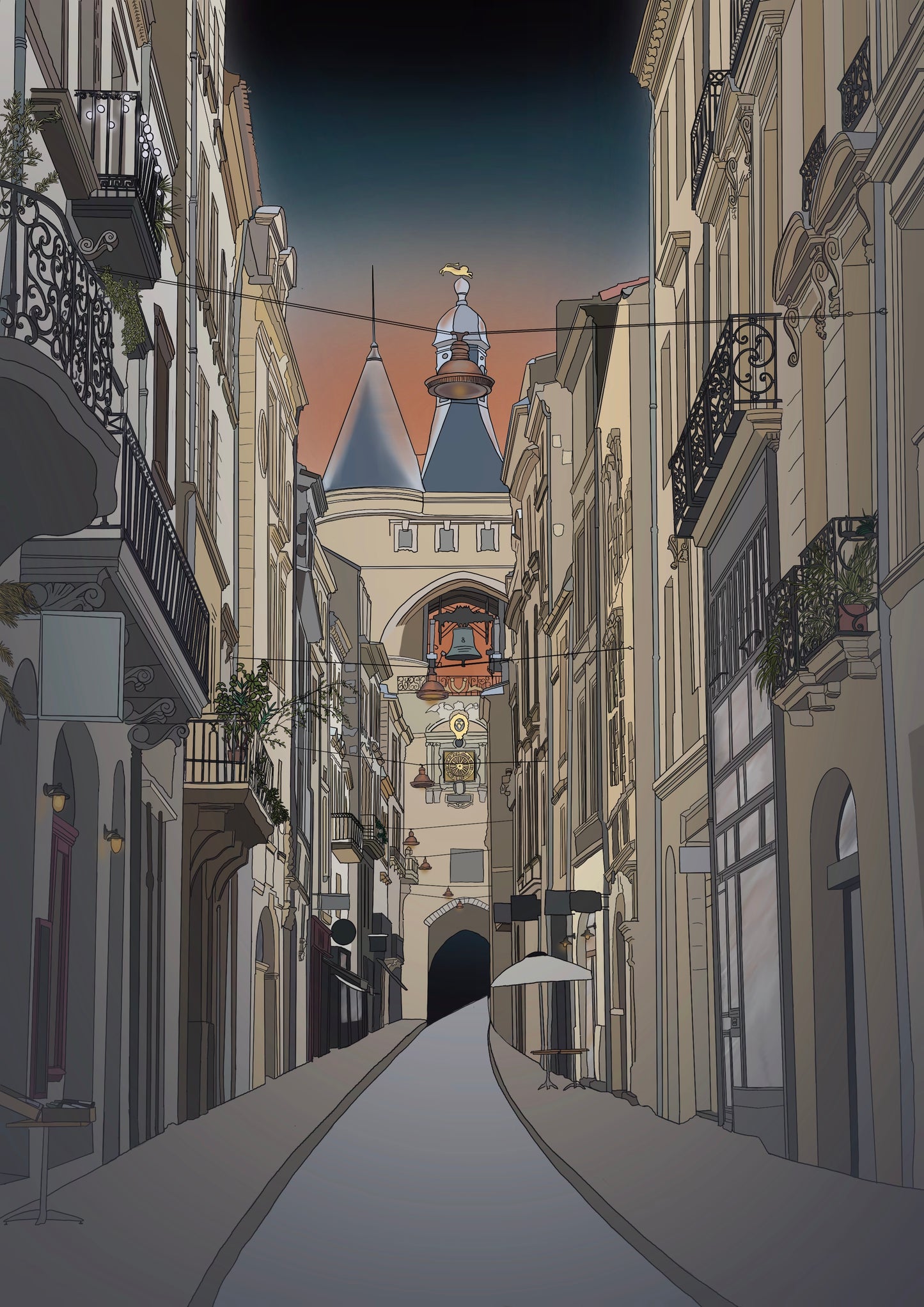 Bordeaux, France Art Print