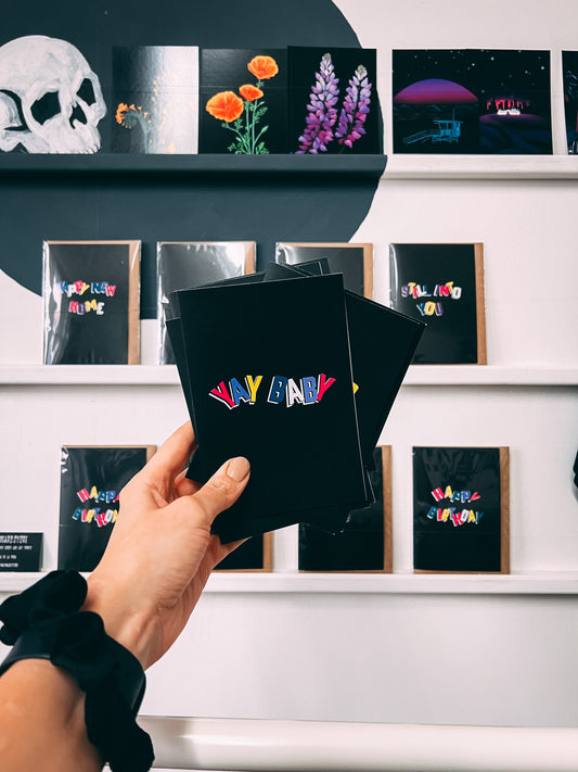 Yay Baby Bold Alphabet Greetings Card