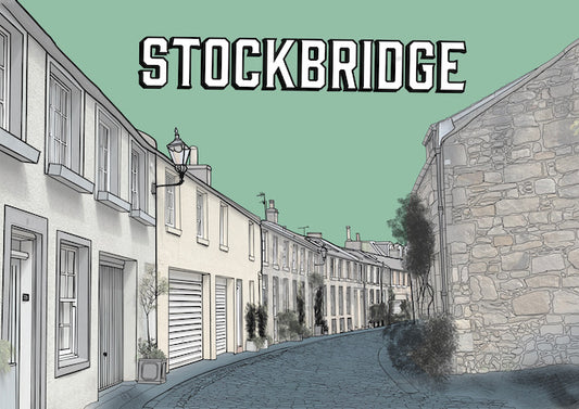 Stockbridge Edinburgh Postcard by Waywatd