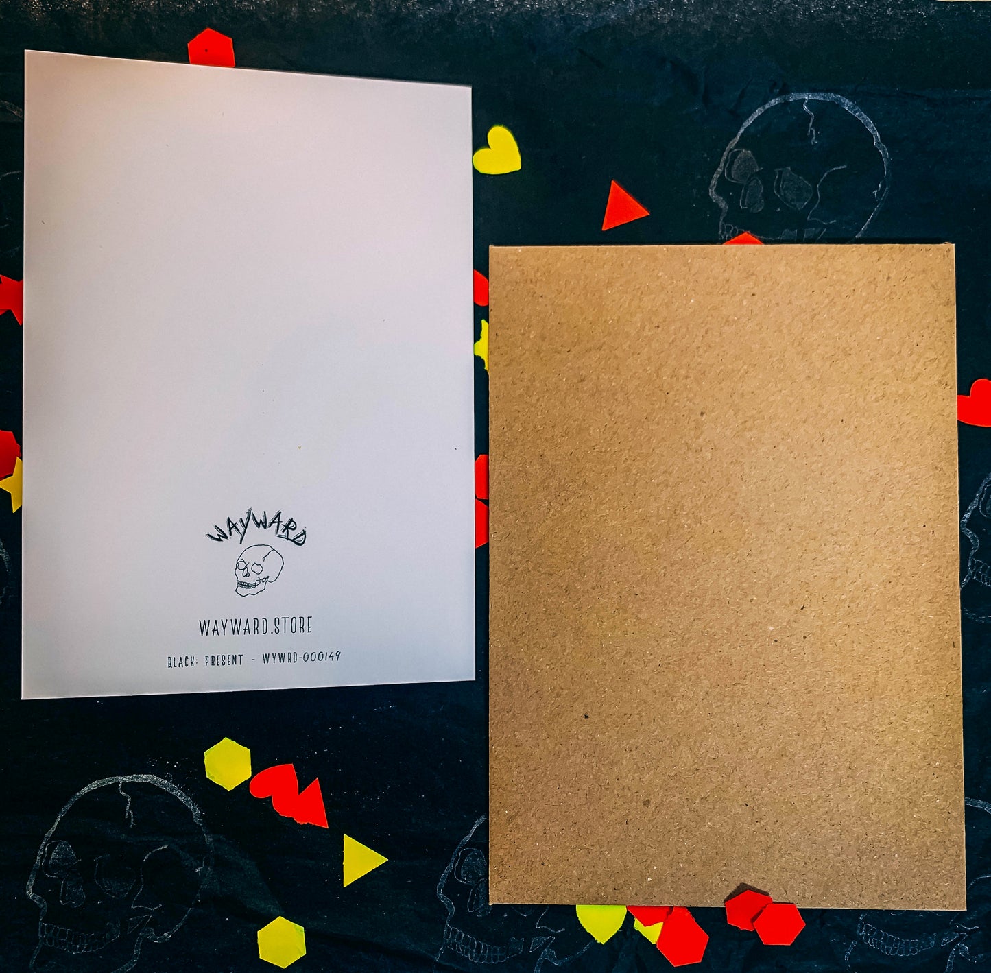 Skeleton Hand With Gift Gothic Birthday Card