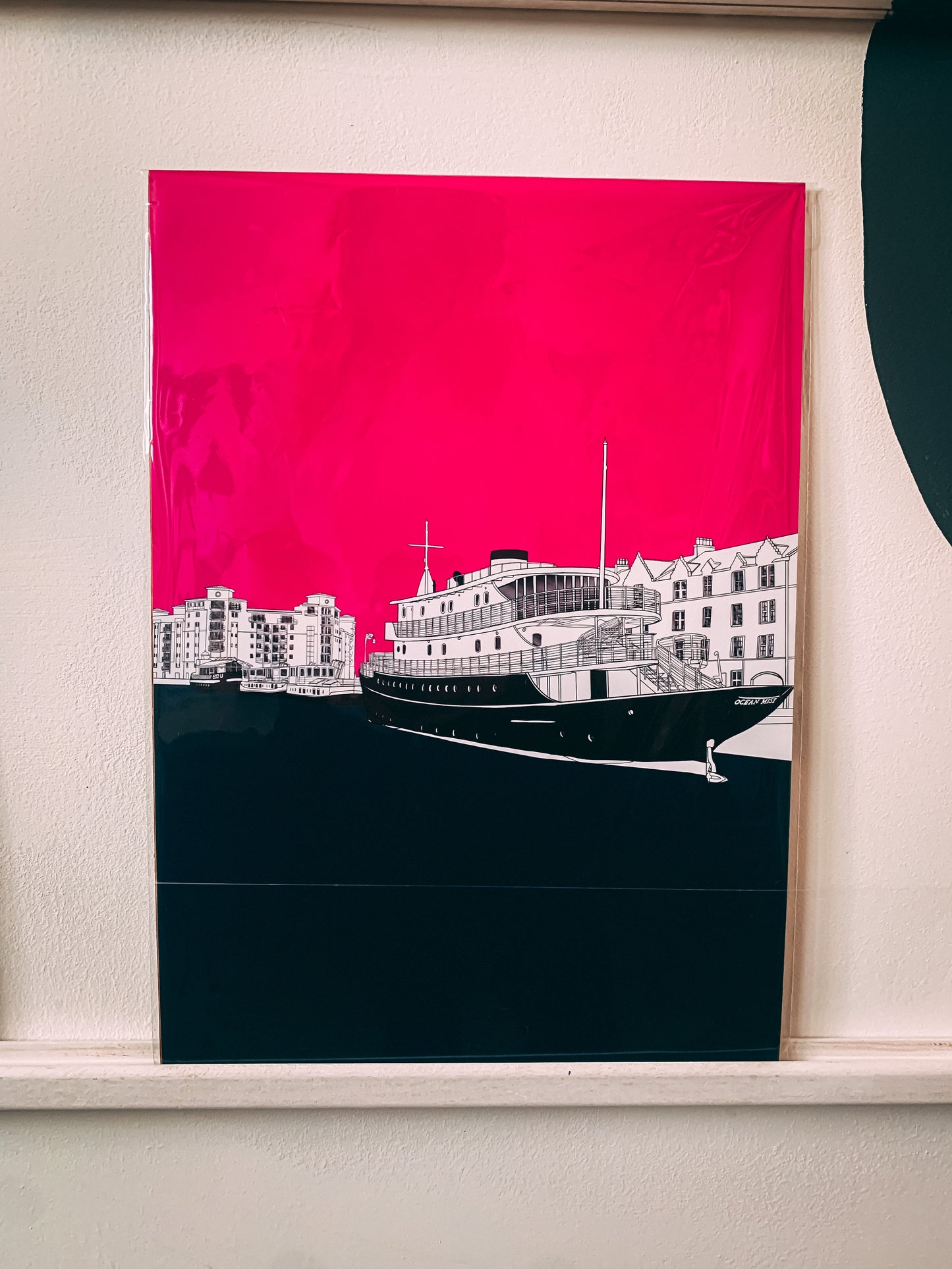 Ocean Mist, Leith Shore Edinburgh Art Print