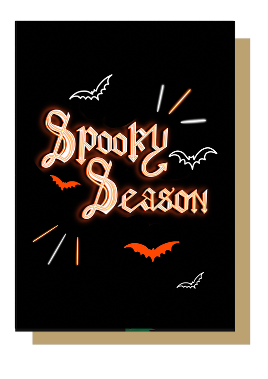 Spooky Season Halloween Greetings Card