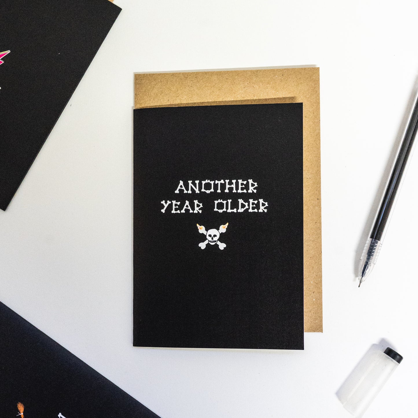 Another Year Older Gothic Greetings Card