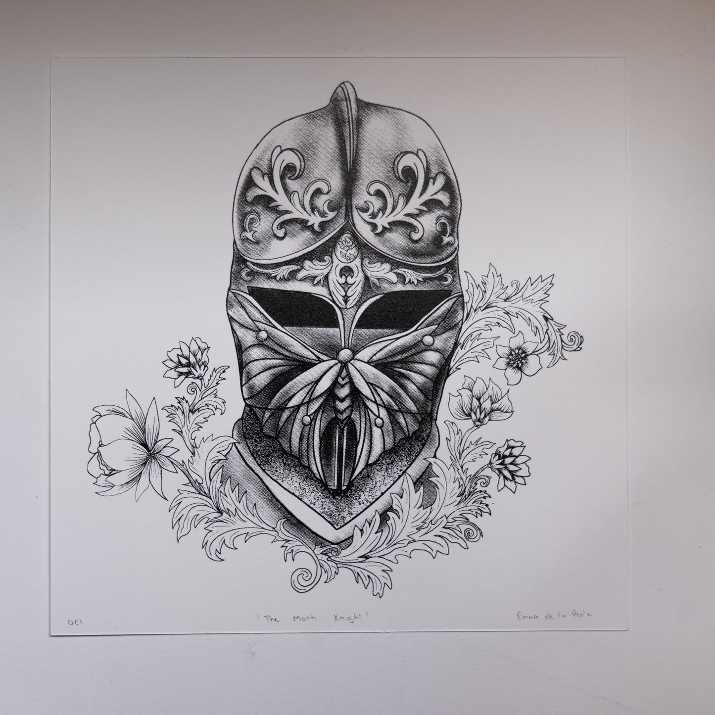 The Moth Night  20x20cm Screenprint